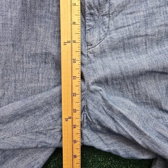 Polo Ralph Lauren Shorts Mens 42 Blue Chino Chambray Golf Classic Fit Preppy - Picture 3 of 8